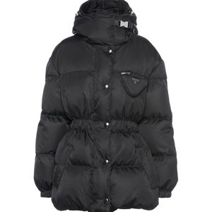 COPY - Prada. Re-Nylon pocket-detail puffer jacket. Reposh. Very chic. Oversize…
